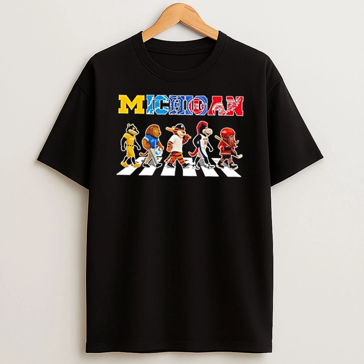 Michigan City Sports All Mascots Abbey Road T Shirt