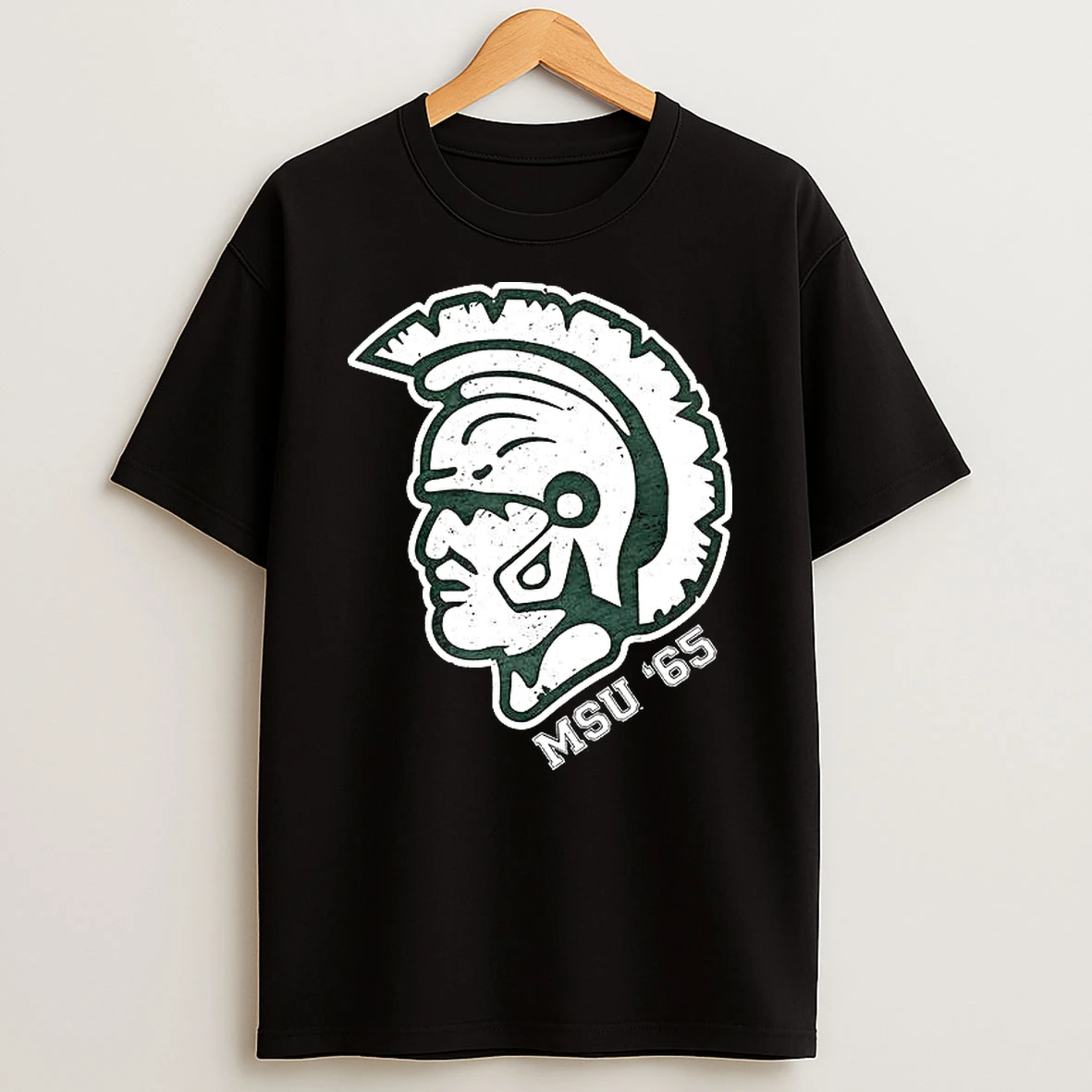 Michigan State Spartans 1965 Helmet T Shirt