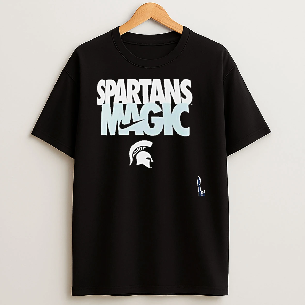 Michigan State Spartans Football Spartans Magic Nike Logo T Shirt