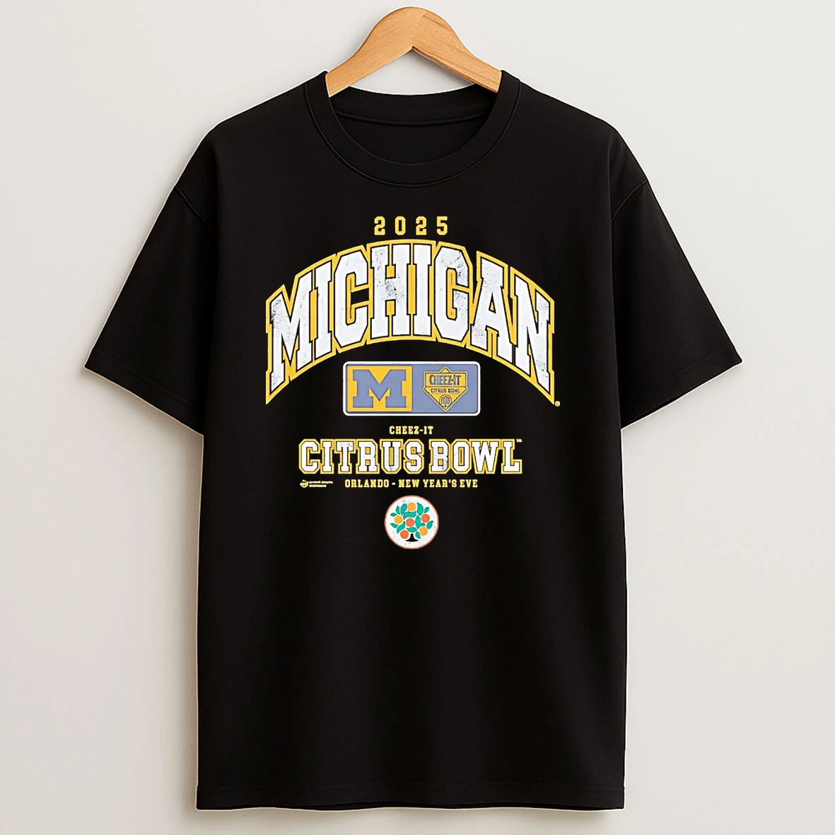 Michigan Wolverines 2025 Cheez It Citrus Bowl Orlando T Shirt