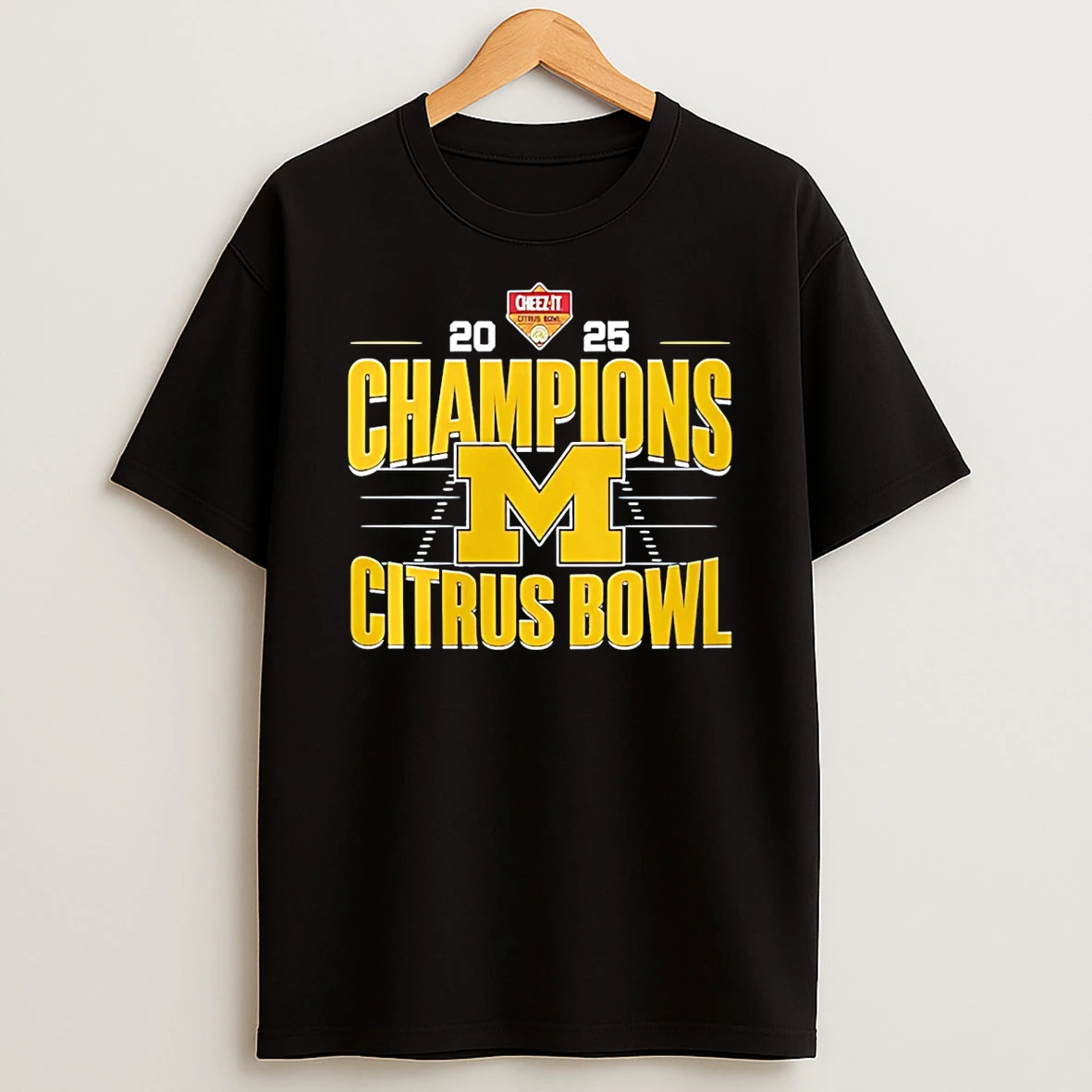 Michigan Wolverines Citrus Bowl Champions 2025 Football T Shirt