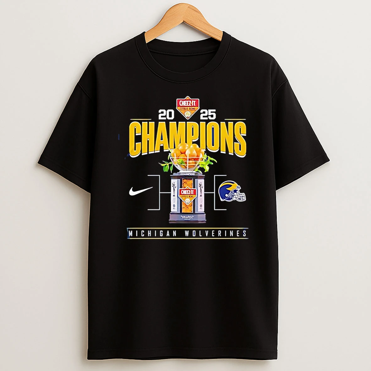 Michigan Wolverines Citrus Bowl Champions 2025 Logo T Shirt