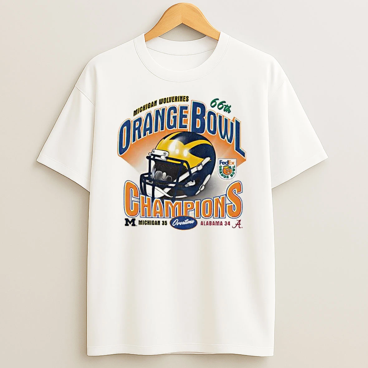 Michigan Wolverines Orange Bowl Champions T Shirt