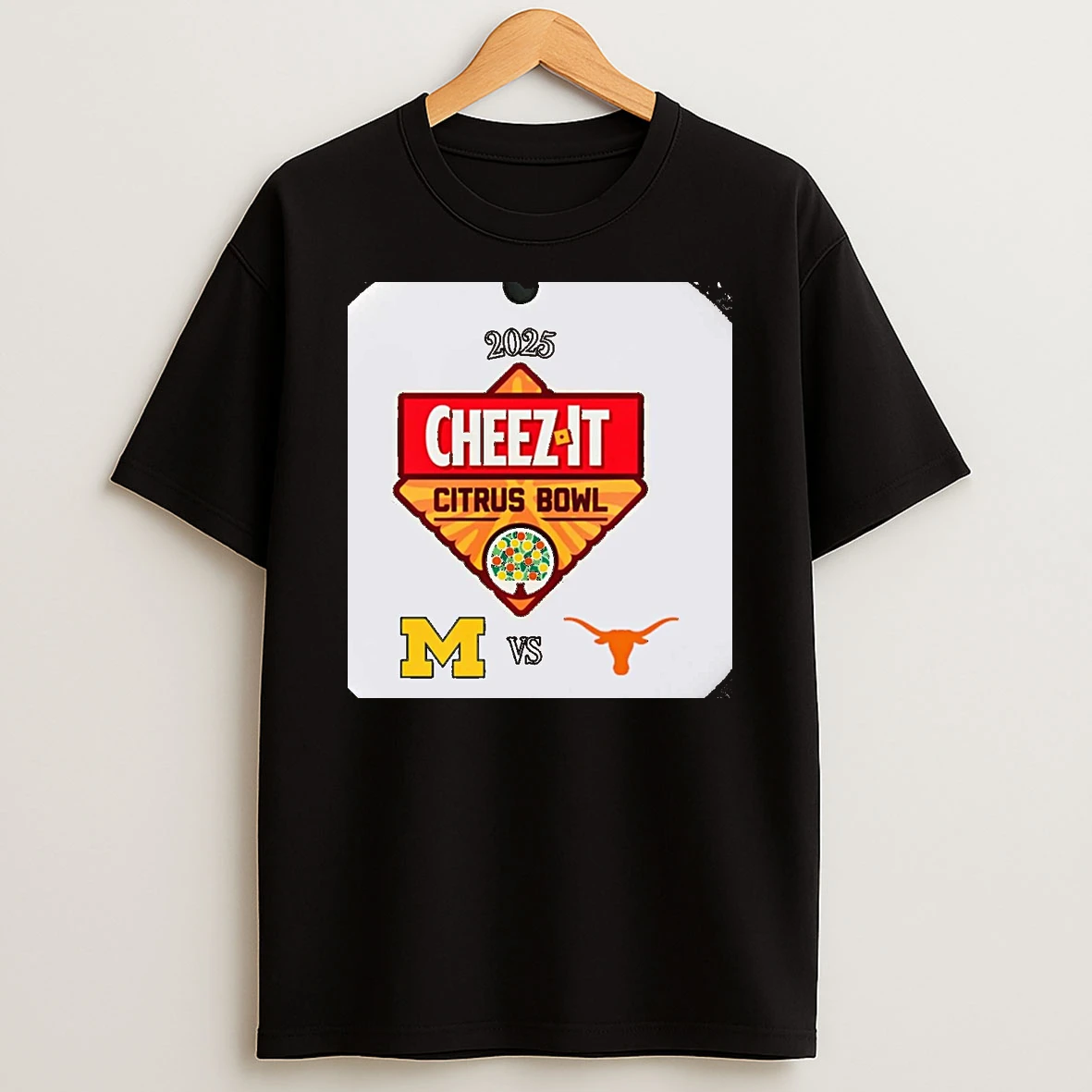 Michigan Wolverines Vs Texas Longhorns 2025 Citrus Bowl Christmas T Shirt