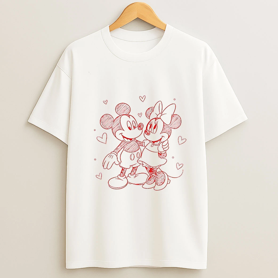 Mickeys Mouse And Friends Valentines Day Family Trip T Shirt
