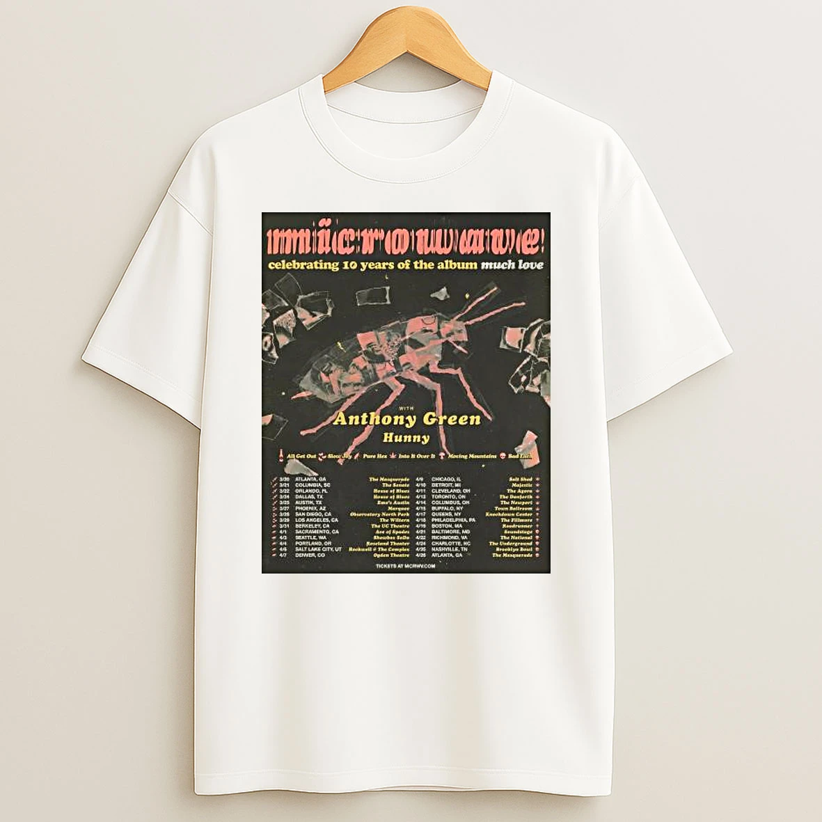 Microwave 10 Year Anniversary Much Love T Shirt