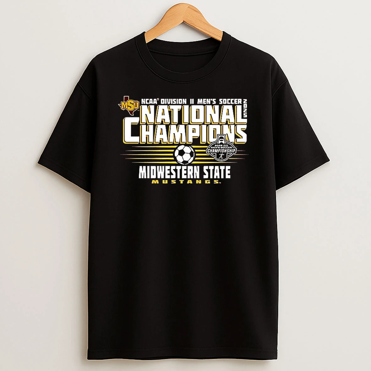 Midwestern State Mens Soccer 2025 Division Ii National Champions T Shirt