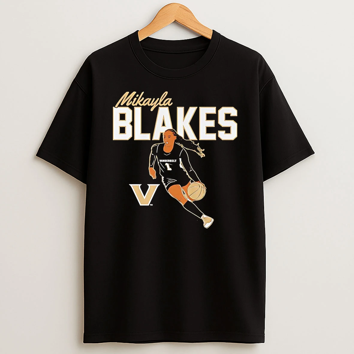 Mikayla Blakes Dribble Vanderbilt Commodores T Shirt