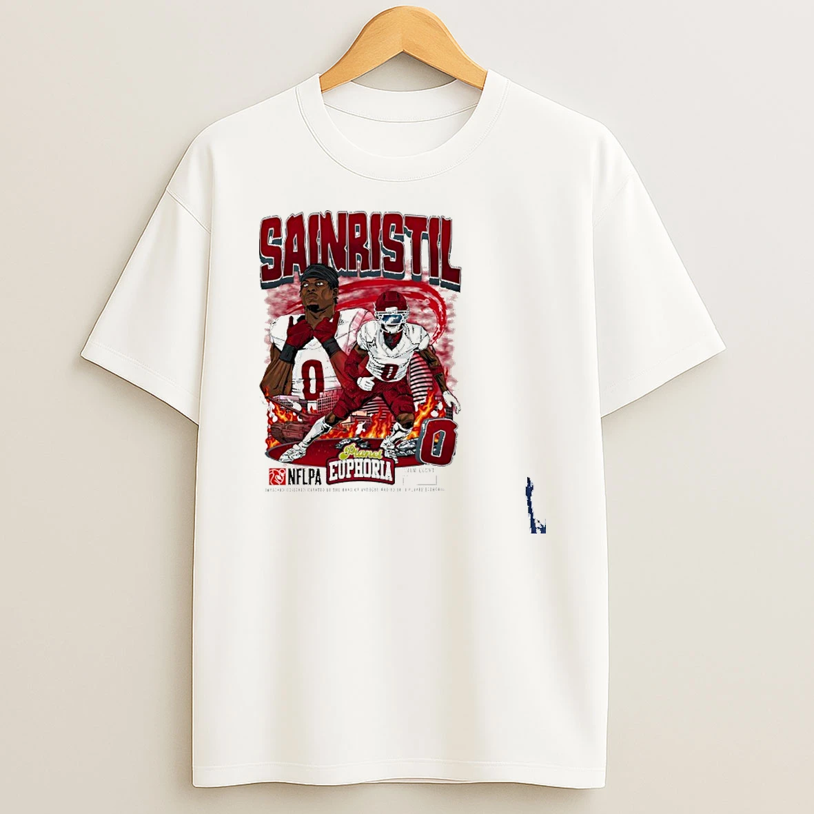 Mike Sainristil Washington Commanders Nflpa Player T Shirt