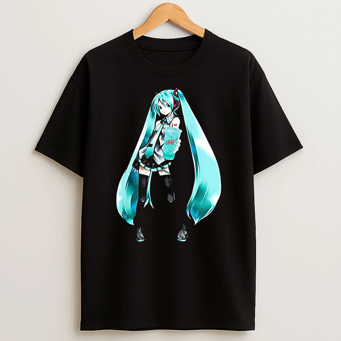 Miku X Mtn Dew Energy Music Lover T Shirt