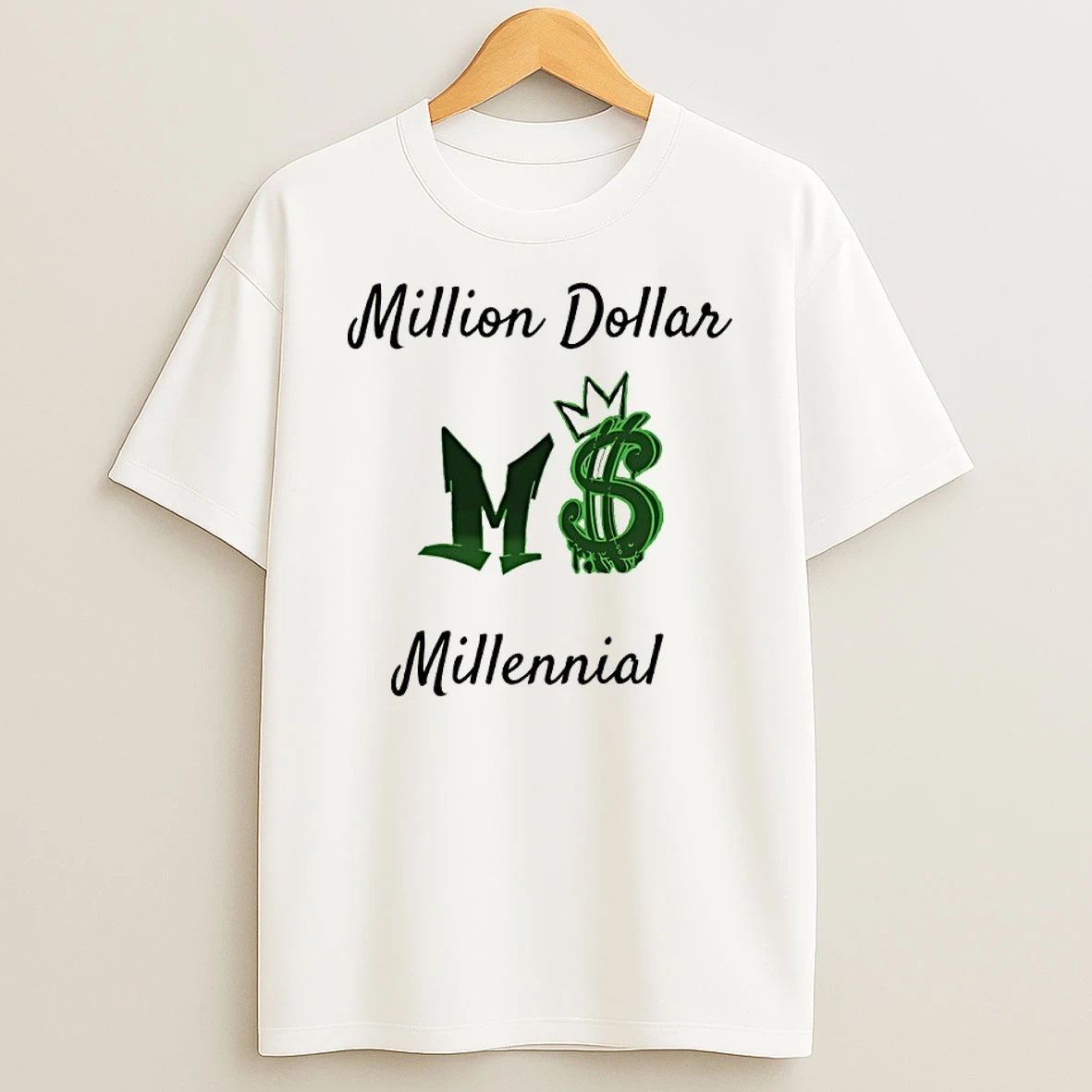 Million Dollar Millennial Mm Logo T Shirt