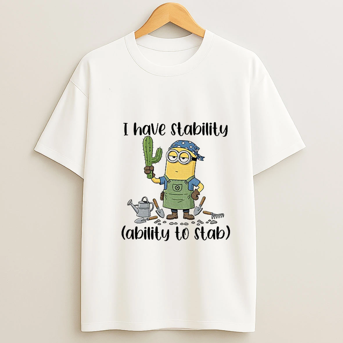 Minion I Have Stability Ability To Stab T Shirt
