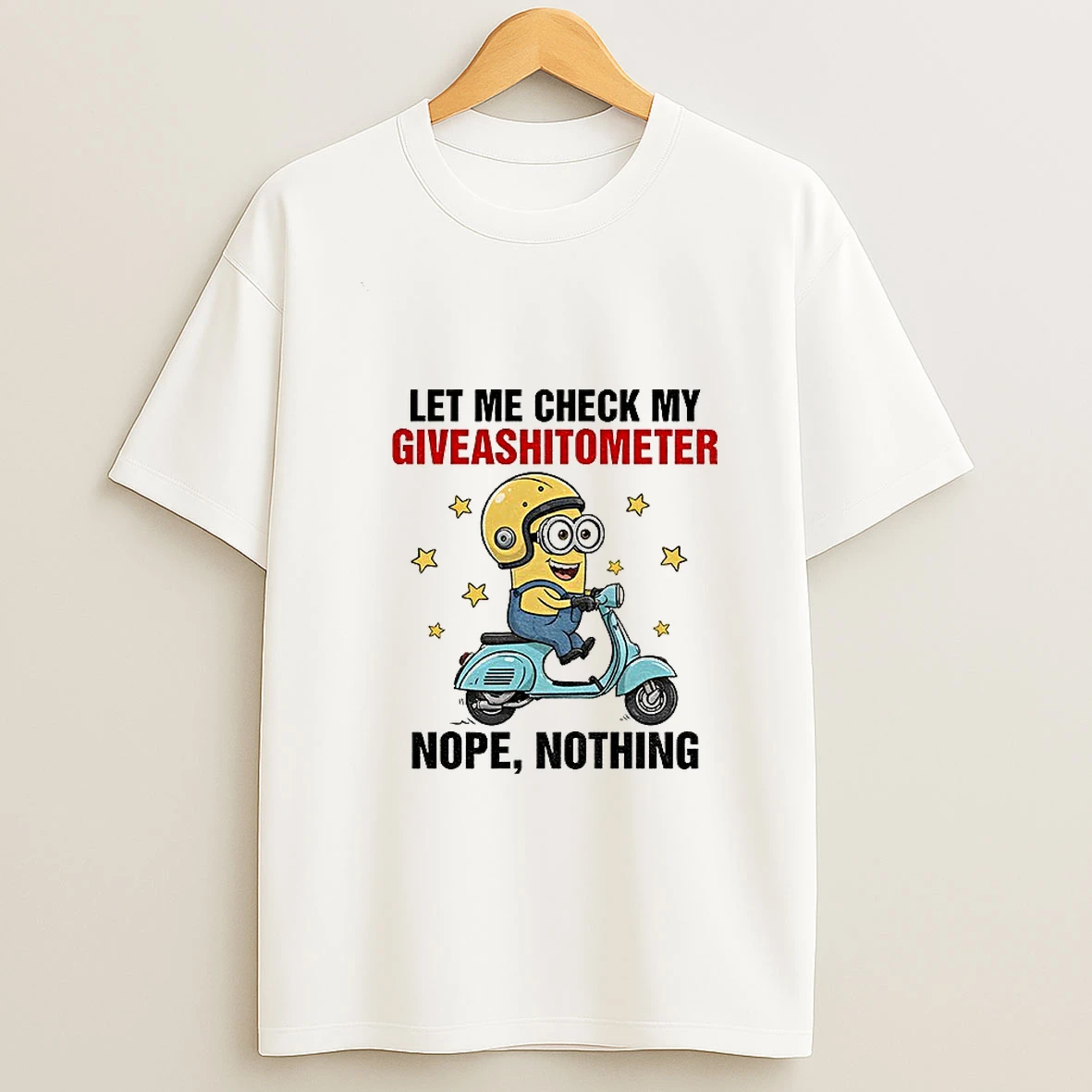 Minion Let Me Check My Giveashitometer Nope Nothing T Shirt