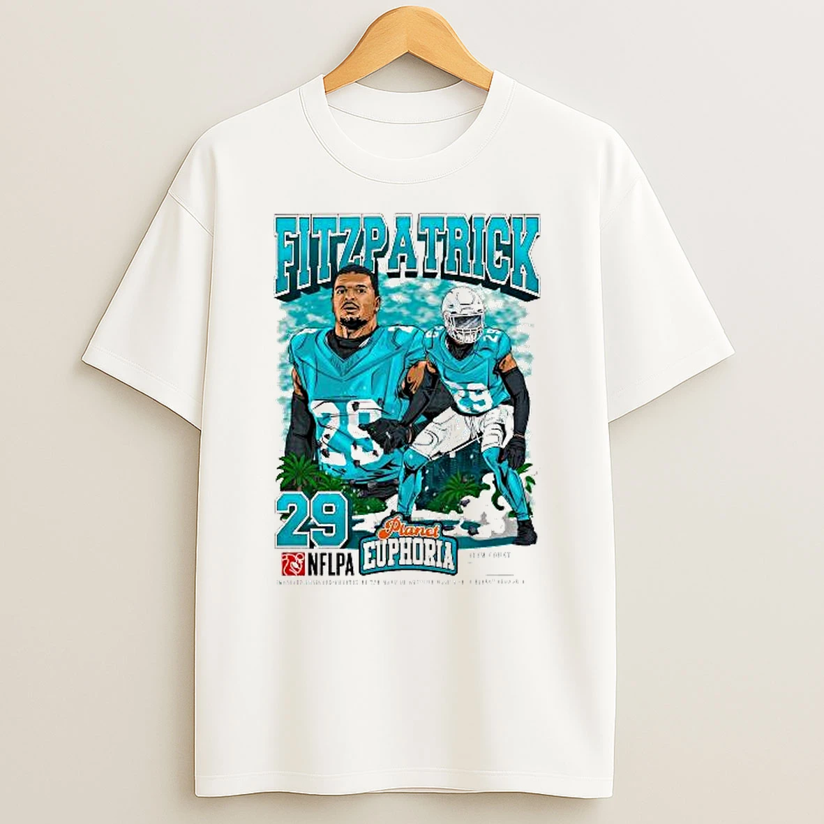 Minkah Fitzpatrick Miami Dolphins Nflpa 2025 T Shirt