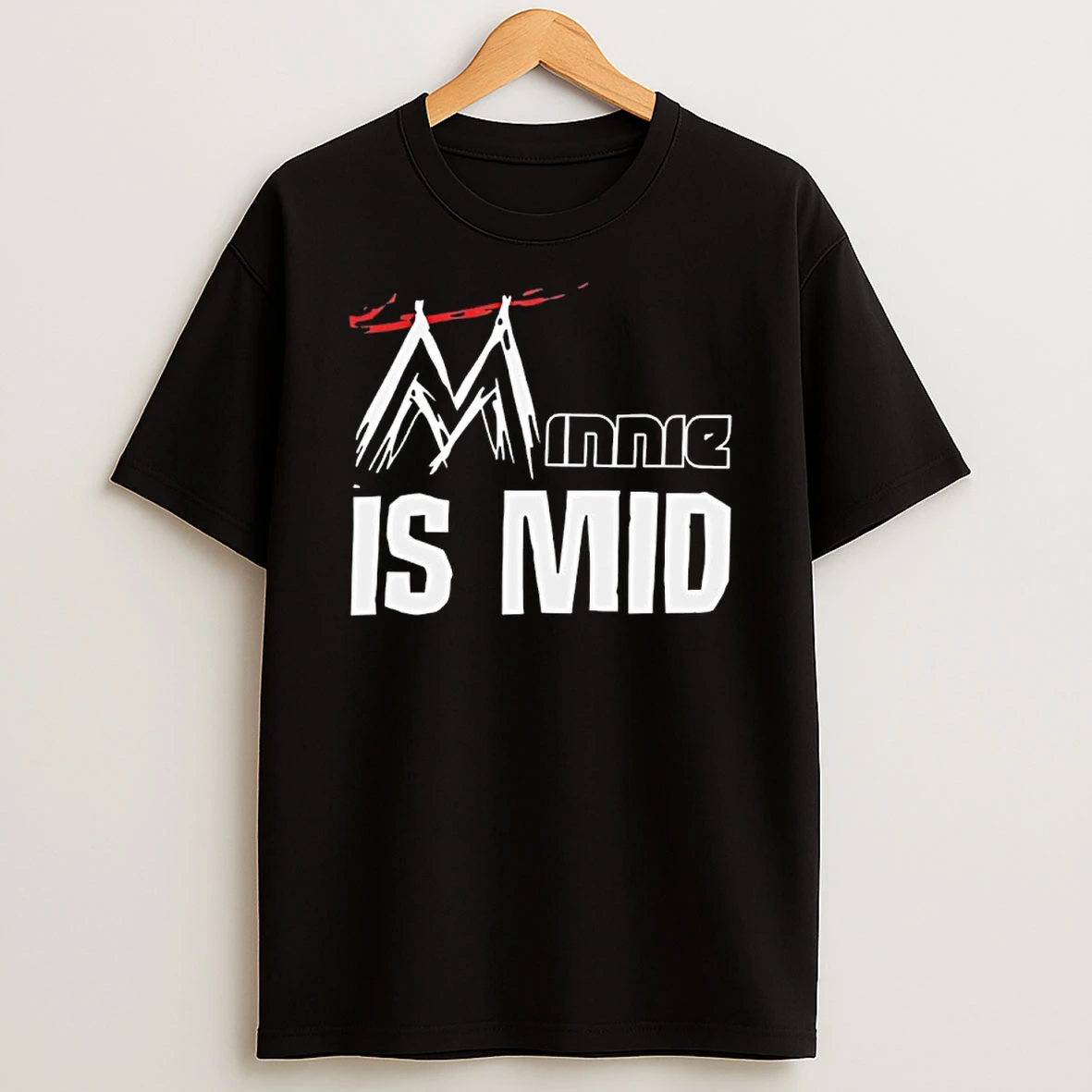 Minne Is Mid Logo T Shirt