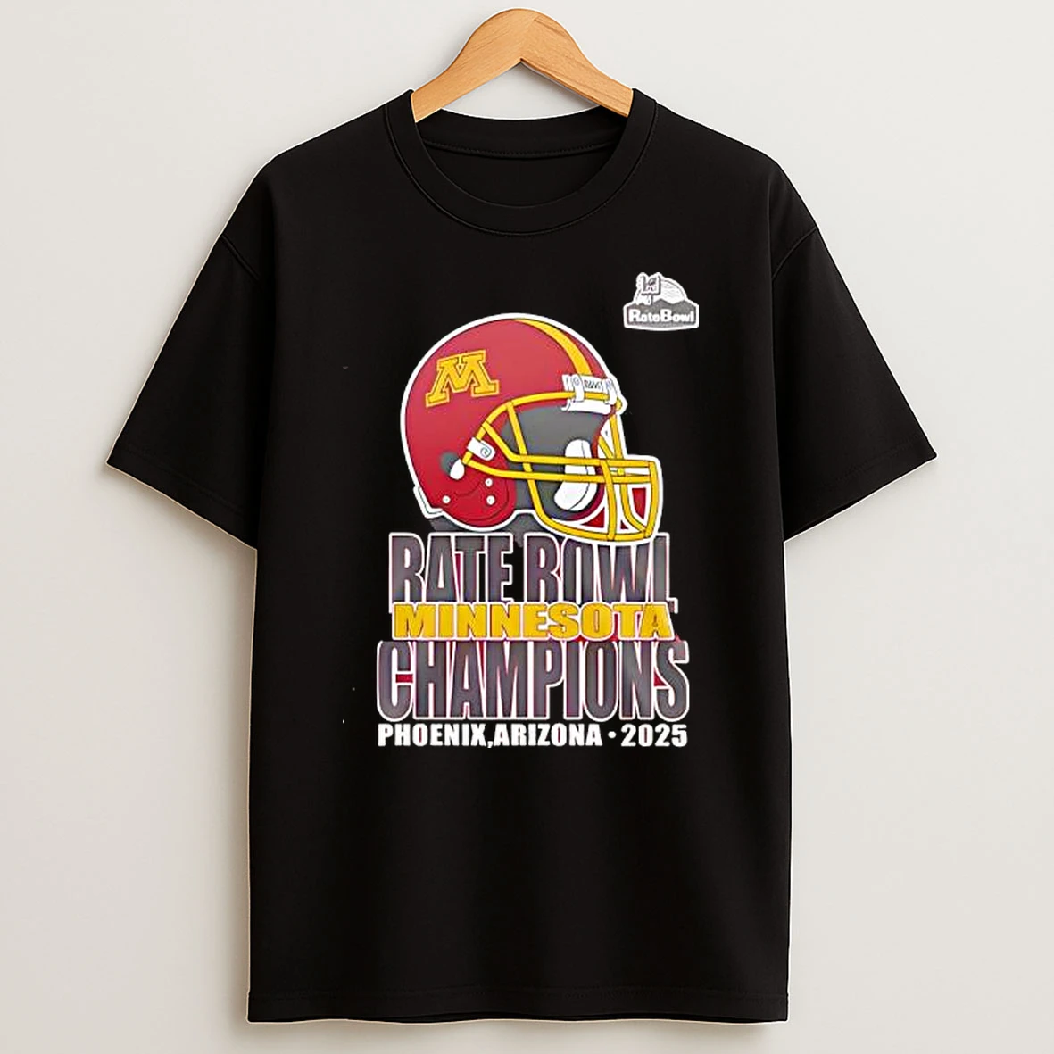 Minnesota Golden Gophers 2025 Champions Rate Bowl T Shirt