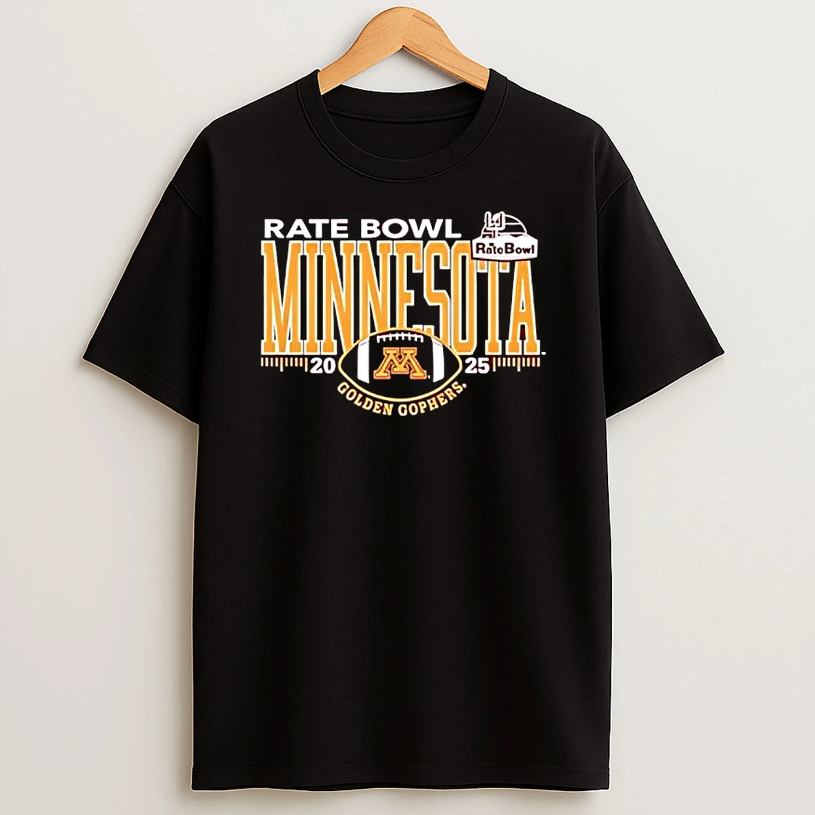 Minnesota Golden Gophers 2025 Champions Rate Bowl Graphic T Shirt