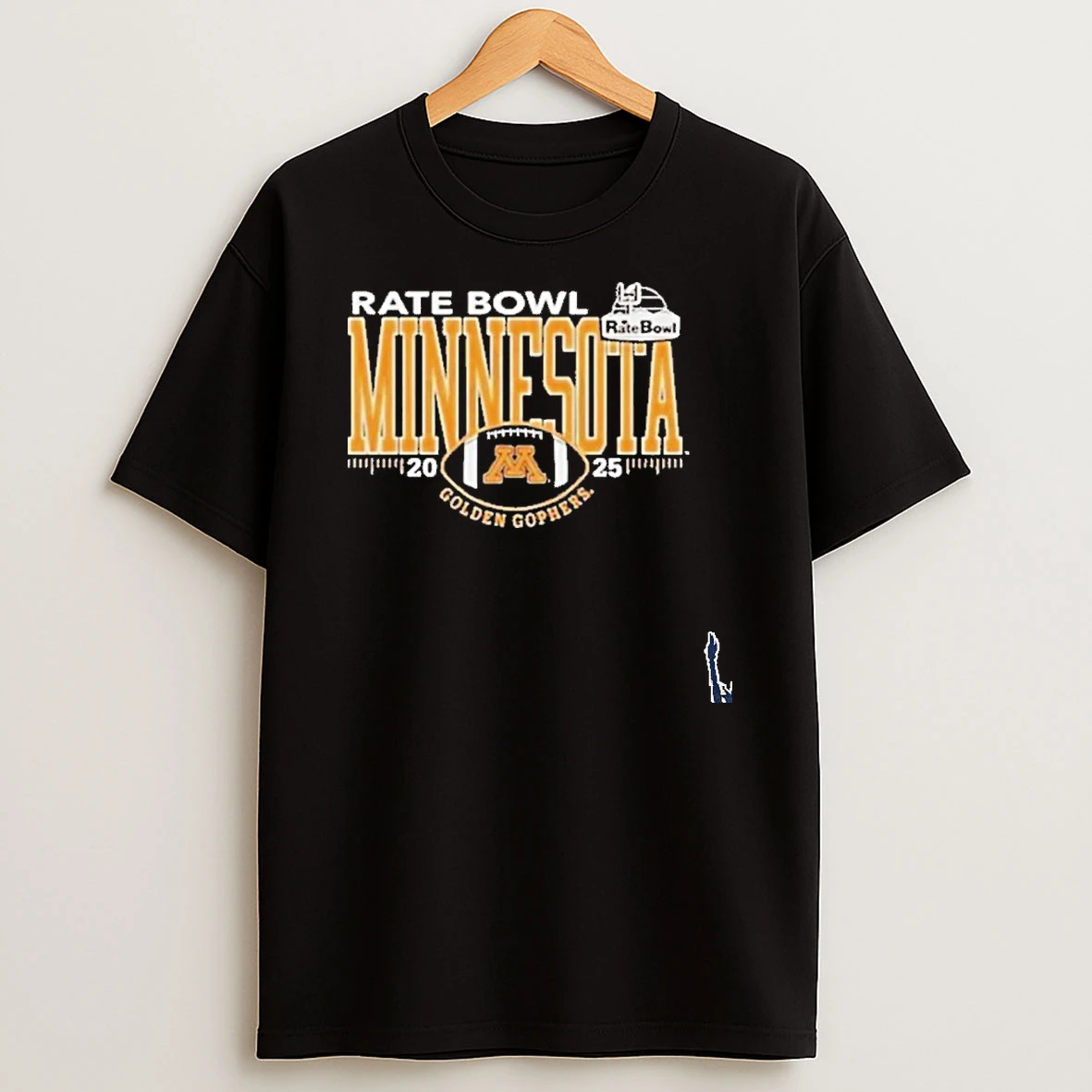Minnesota Golden Gophers 2025 Rate Bowl Logo T Shirt
