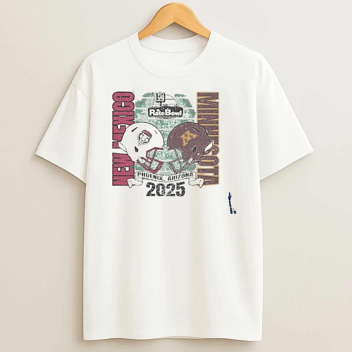 Minnesota Golden Gophers 2025 Rate Bowl Vs New Mexico Football Phoenix Az T Shirt