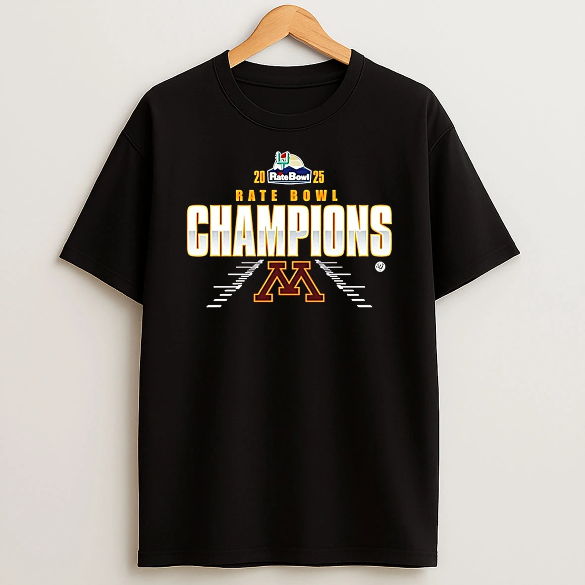 Minnesota Golden Gophers Horizon Rate Bowl Champions 2025 Locker Room T Shirt