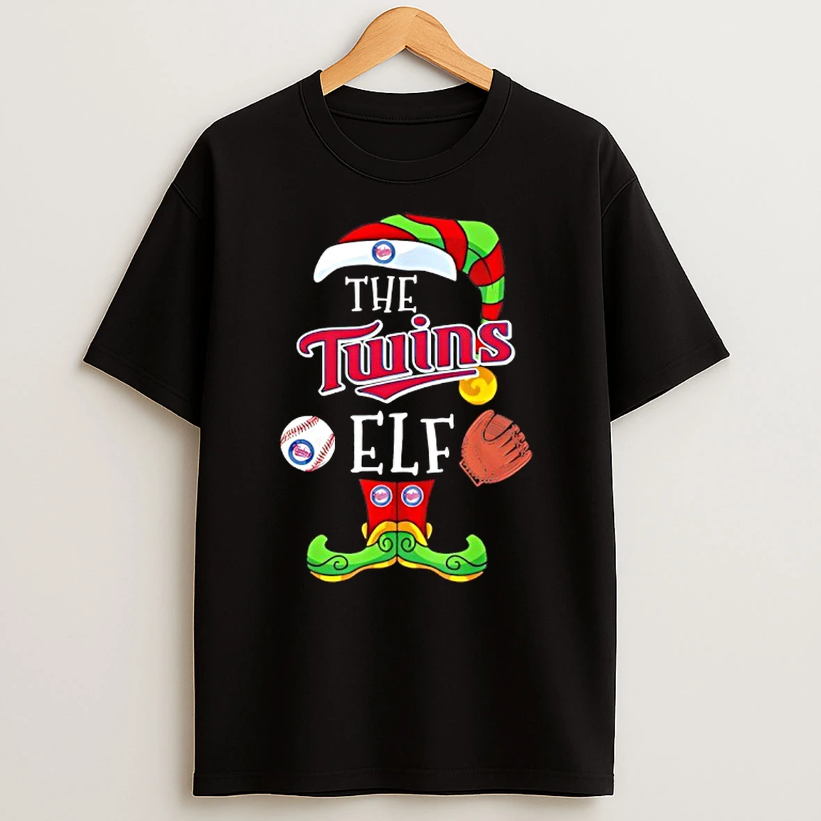 Minnesota Twins Christmas Elf T Shirt