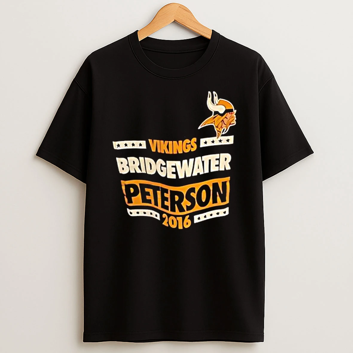 Minnesota Vikings Bridgewater And Peterson 2016 T Shirt