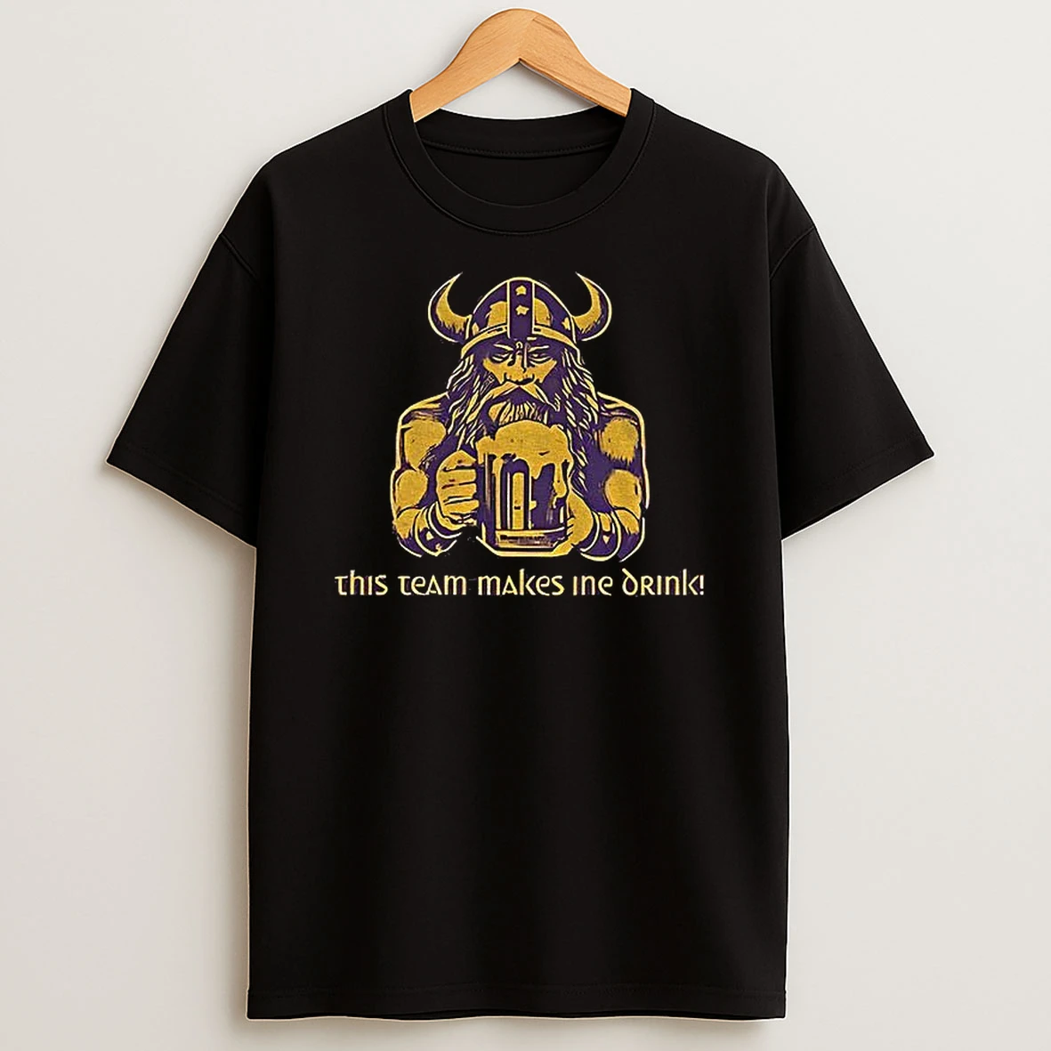 Minnesota Vikings Football Drink Beer This Team Makes Ine Drink Vintage T Shirt