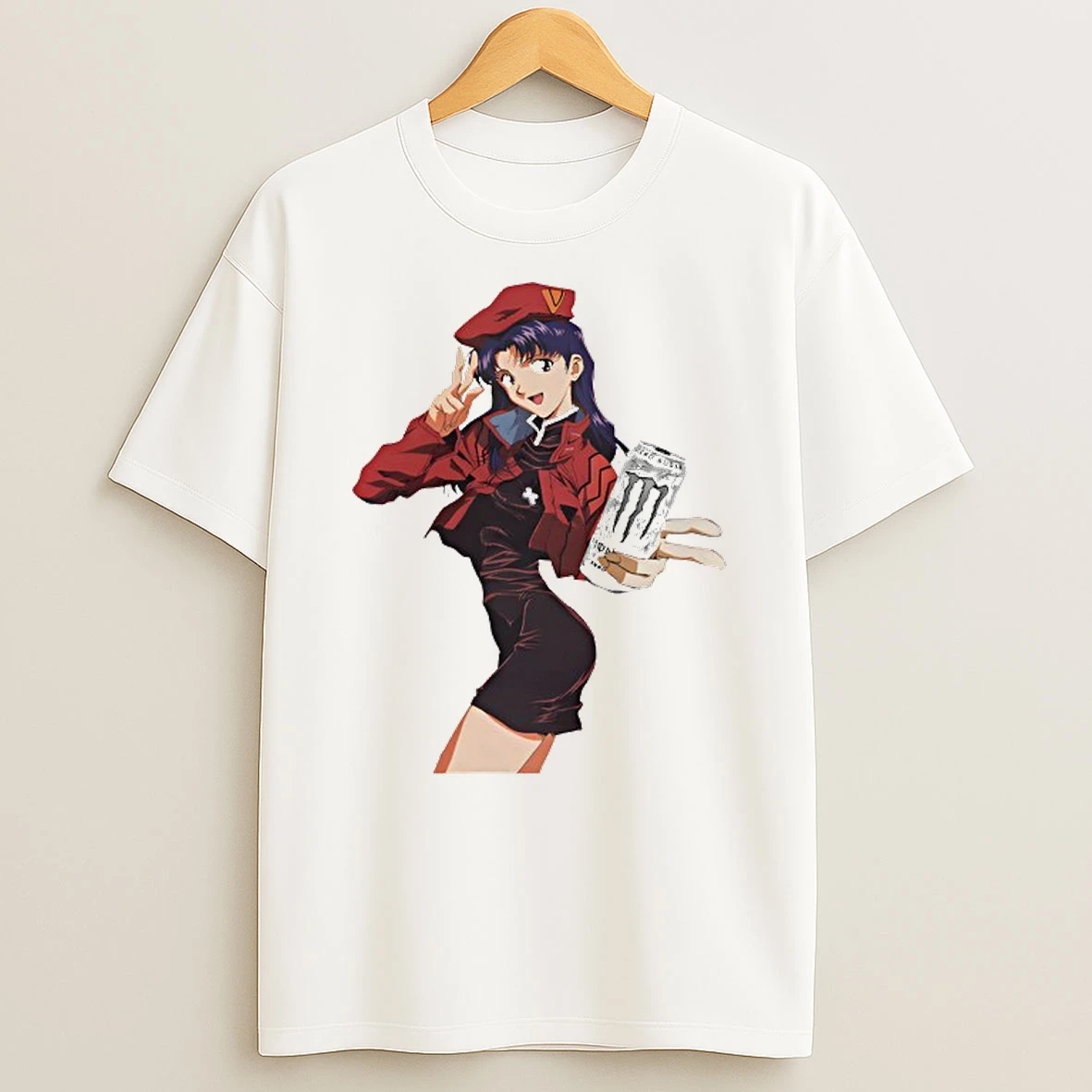 Misato Katsuragi Monster Energy Zero Sugar T Shirt