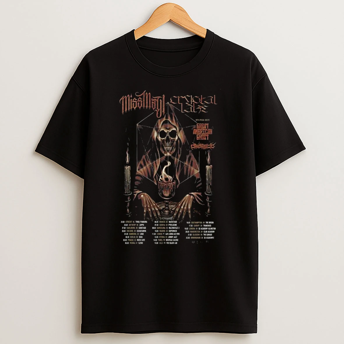 Miss May I Crystal Lake February March 2026 T Shirt
