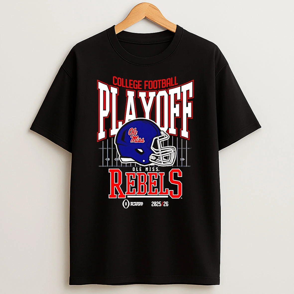 Miss Ole Rebels College Football Playoff Bound 2025 26 Helmet T Shirt