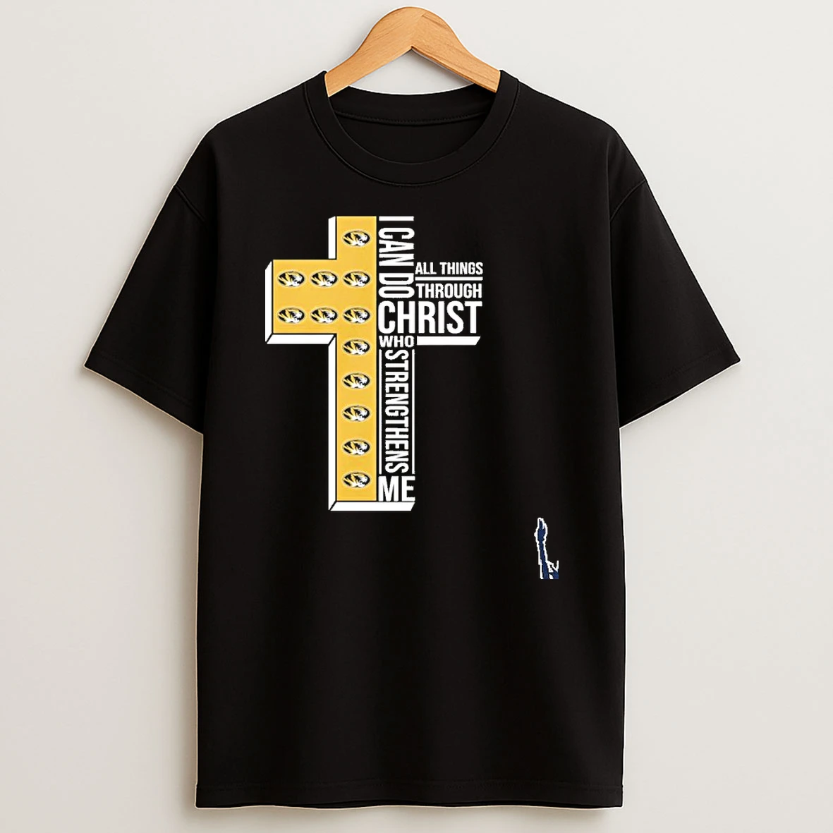 Missouri Basketball Logo I Can Do All Things Through Christ Who Strengthens Me T Shirt