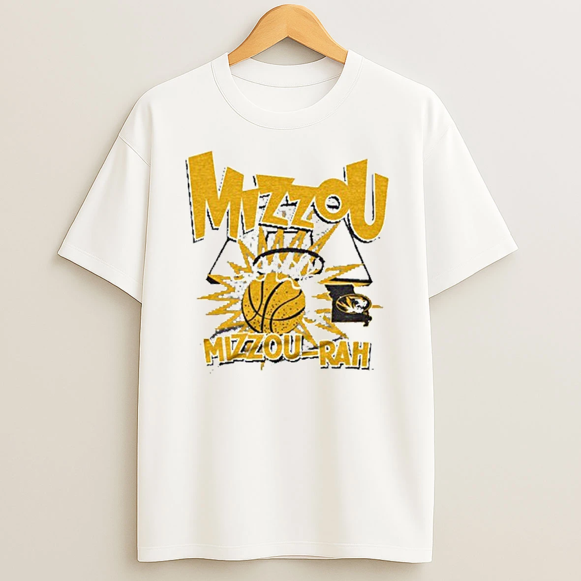 Missouri Basketball Slam Mizzou Rah T Shirt