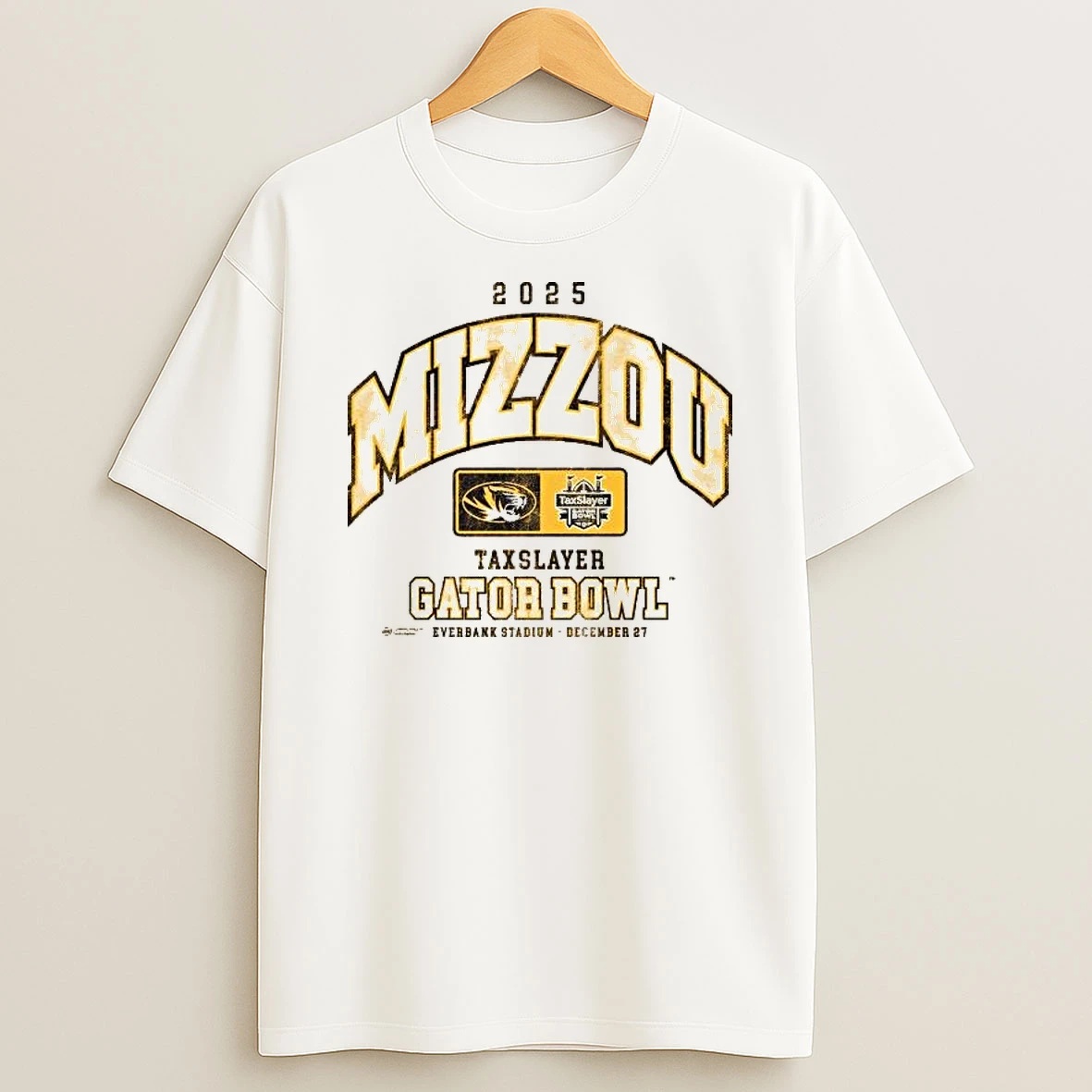 Missouri Tigers 2025 Taxslayer Gator Bowl T Shirt