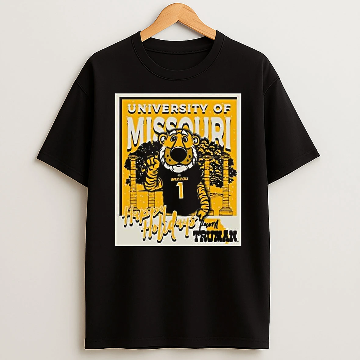 Missouri Tigers Snowy Polaroid T Shirt