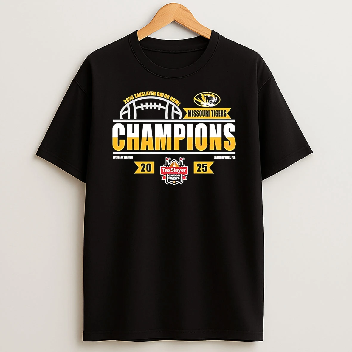 Missouri Tigers Taxslayer Gator Bowl Champions 2025 Classic T Shirt