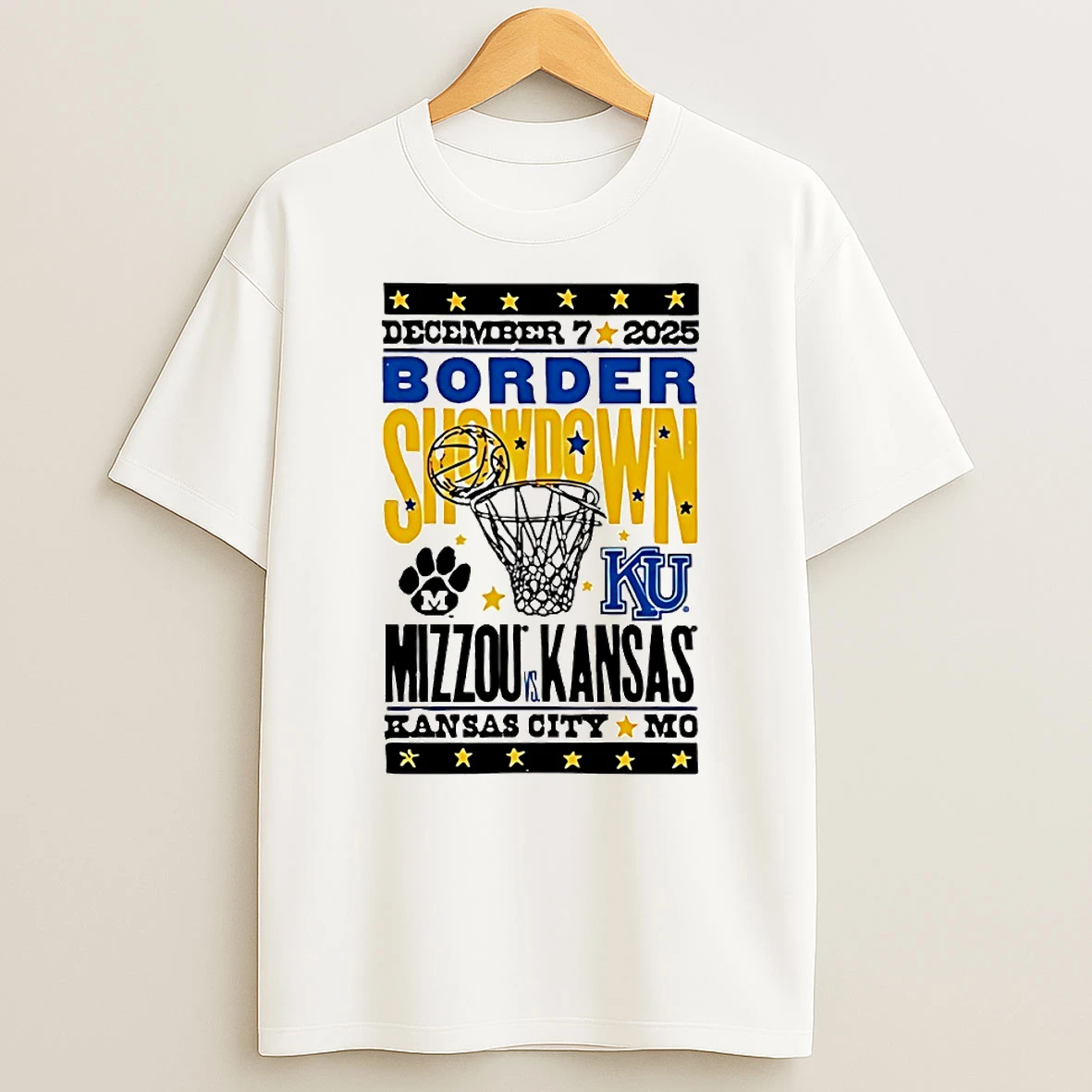 Missouri Tigers Vs Kansas Jayhawks 2025 Border Showdown Circle T Shirt
