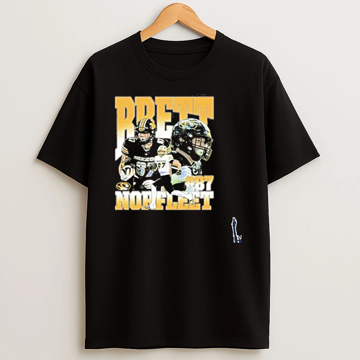 Mizzou Tigers Brett Norfleet 87 Player T Shirt