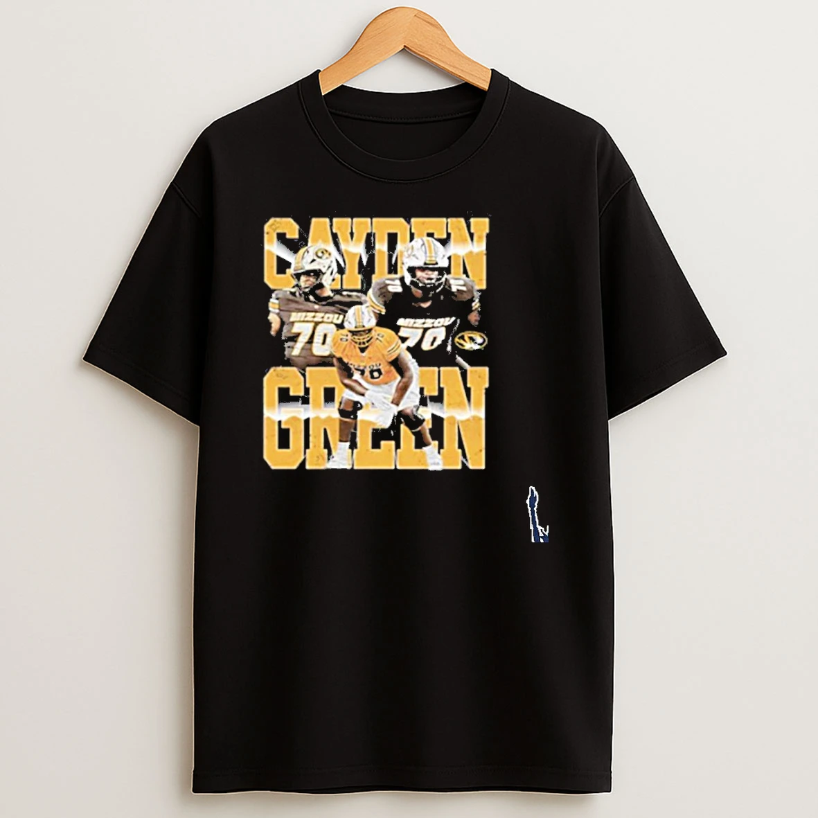 Mizzou Tigers Cayden Green 70 Player T Shirt