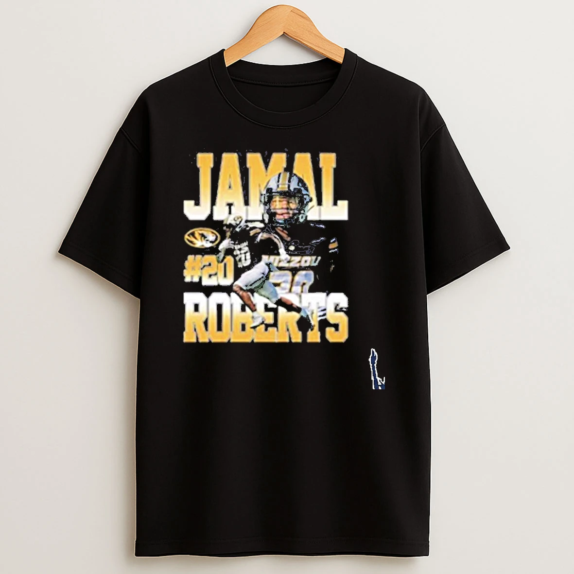 Mizzou Tigers Jamal Roberts 20 Player T Shirt