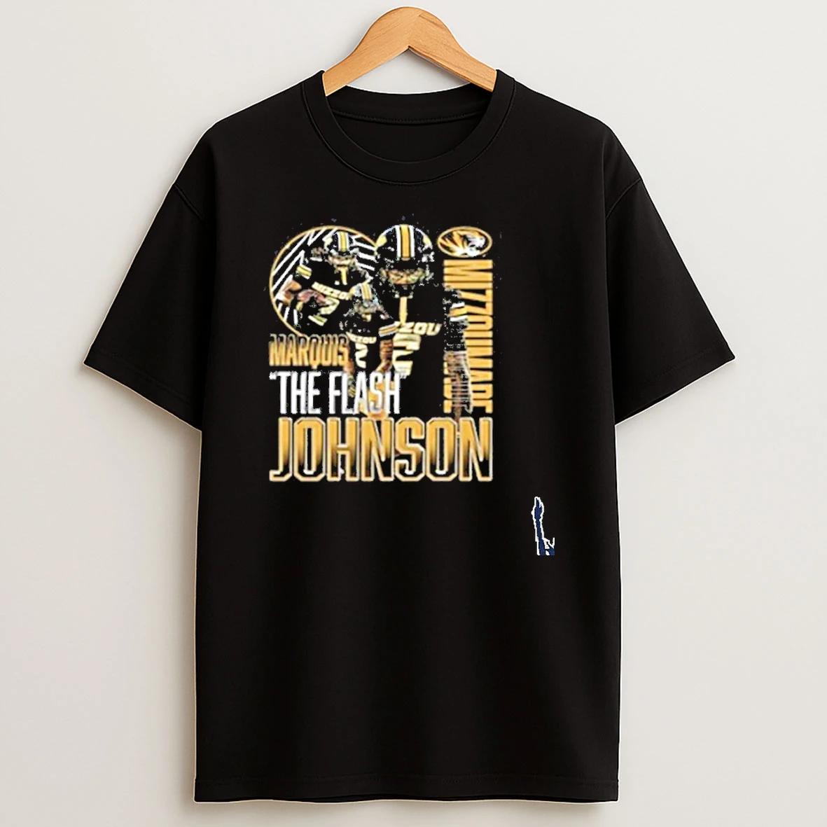 Mizzou Tigers Marquis Johnson 2 The Flash Player T Shirt