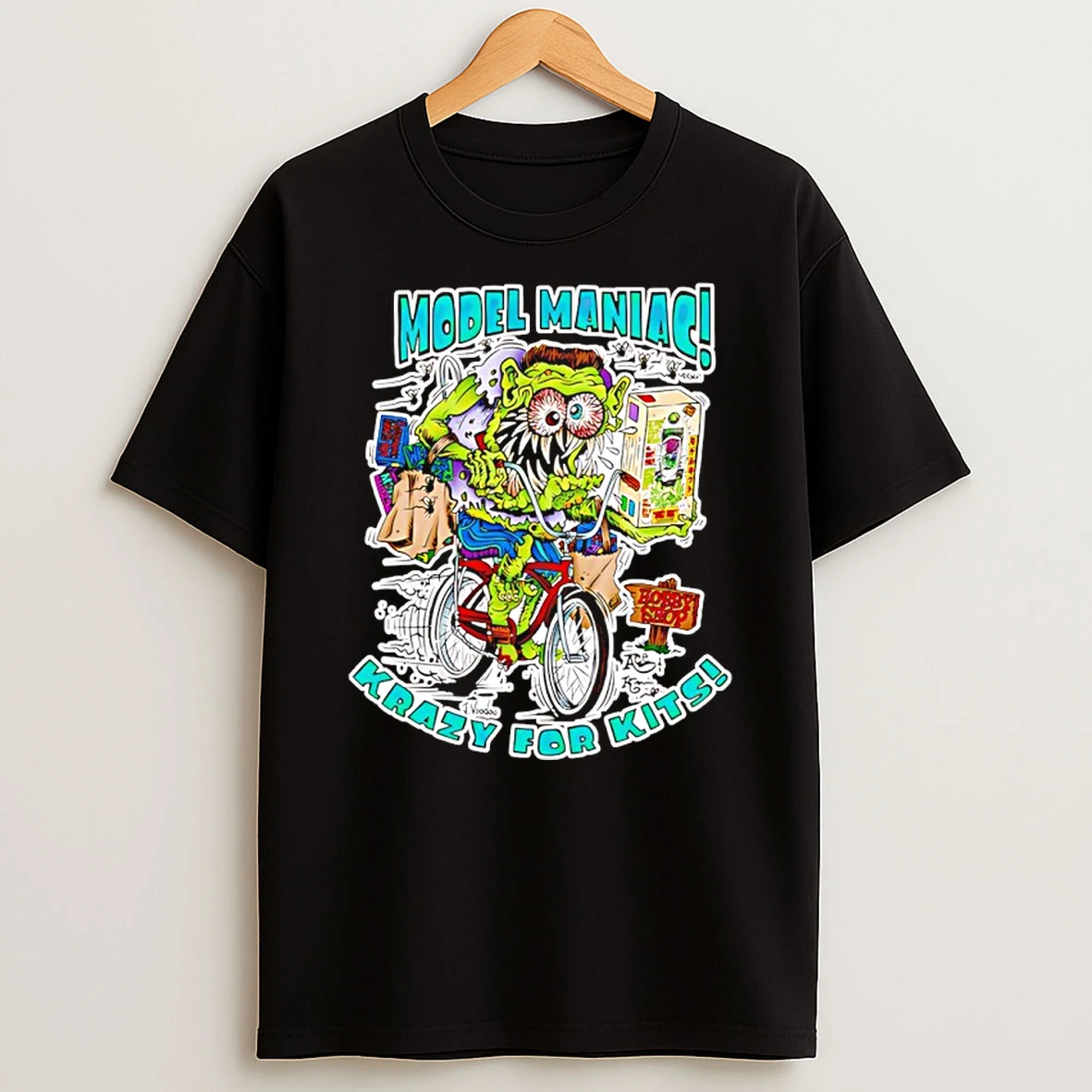Model Maniac Krazy For Kits Zombie Goat Cartoon T Shirt