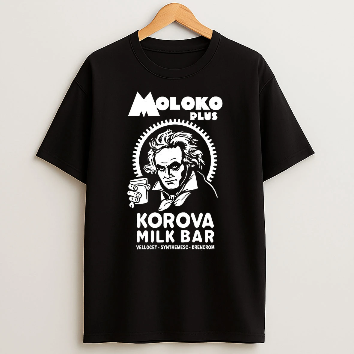 Moloko Plus Korova Milk Bar Alex A Clockwork Orange Retro T Shirt
