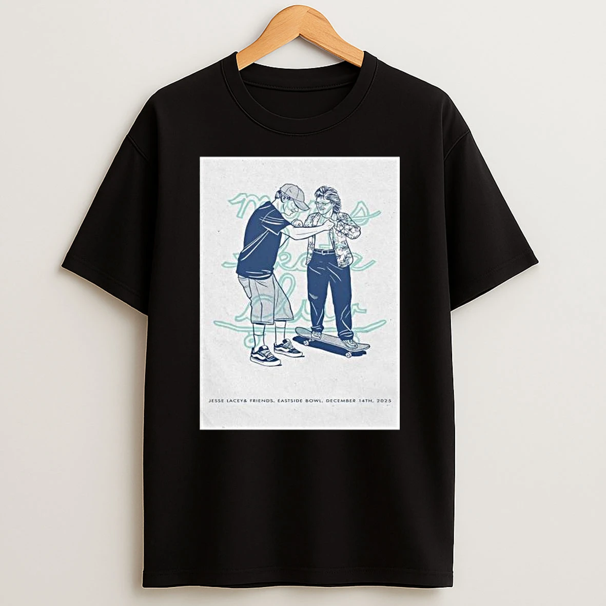 Moms Skate Club Jesse Lacey And Friends Eastside Bowl December 14 2025 T Shirt