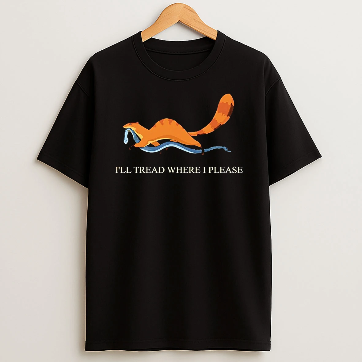 Mongoose Ill Tread Where I Please T Shirt
