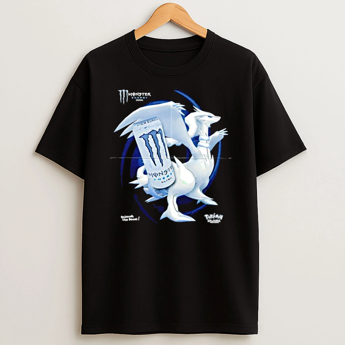 Monster Energy Ultra X Reshiram Pokemon Black Unleash The Beast T Shirt