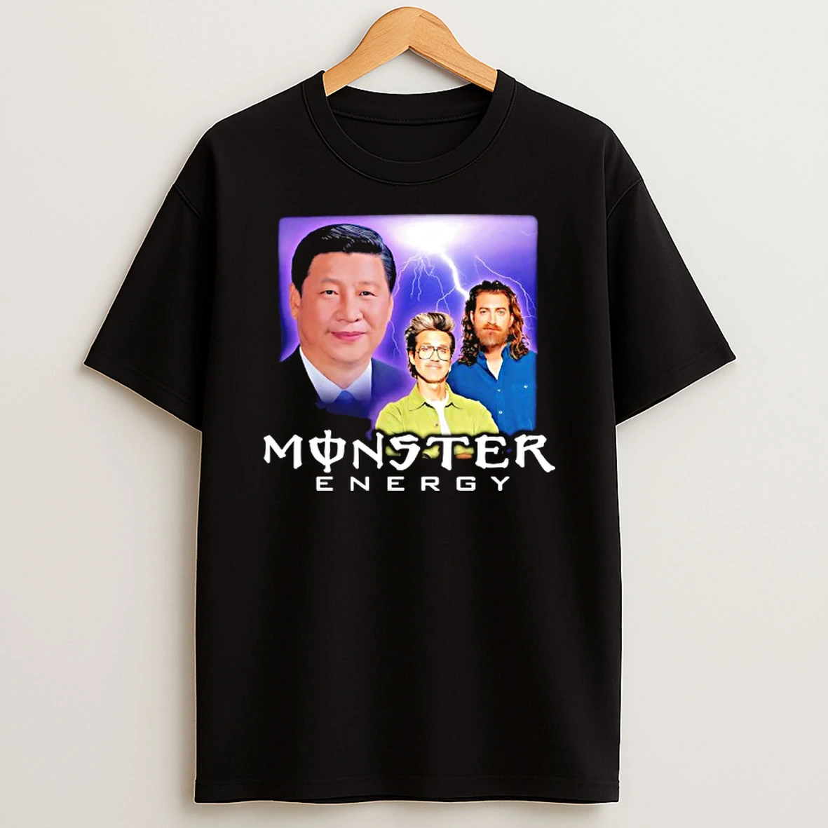 Monster Energy Xi Jinping Rhett Mclaughlin And Link Neal T Shirt