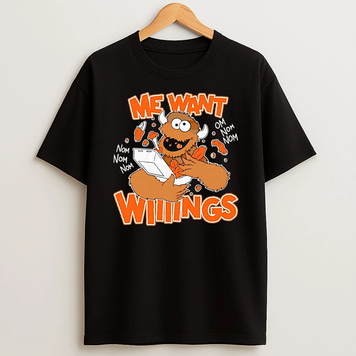 Monster Me Want Buffalo Wings T Shirt