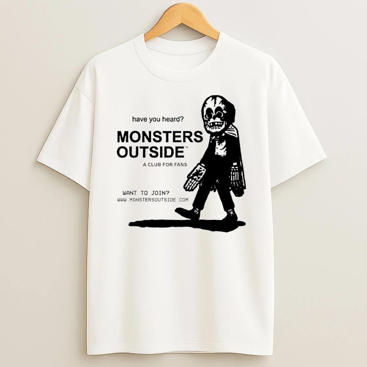 Monsters Outside A Club For Fans Want To Join T Shirt