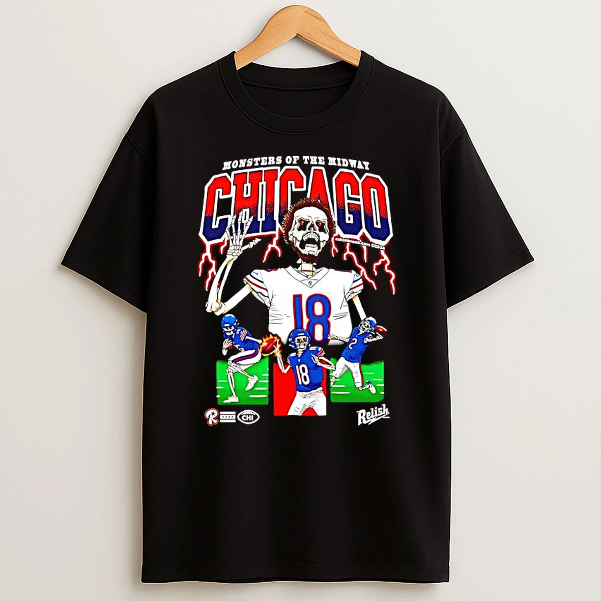 Monsters Of The Midway Chicago Bears The Claw T Shirt
