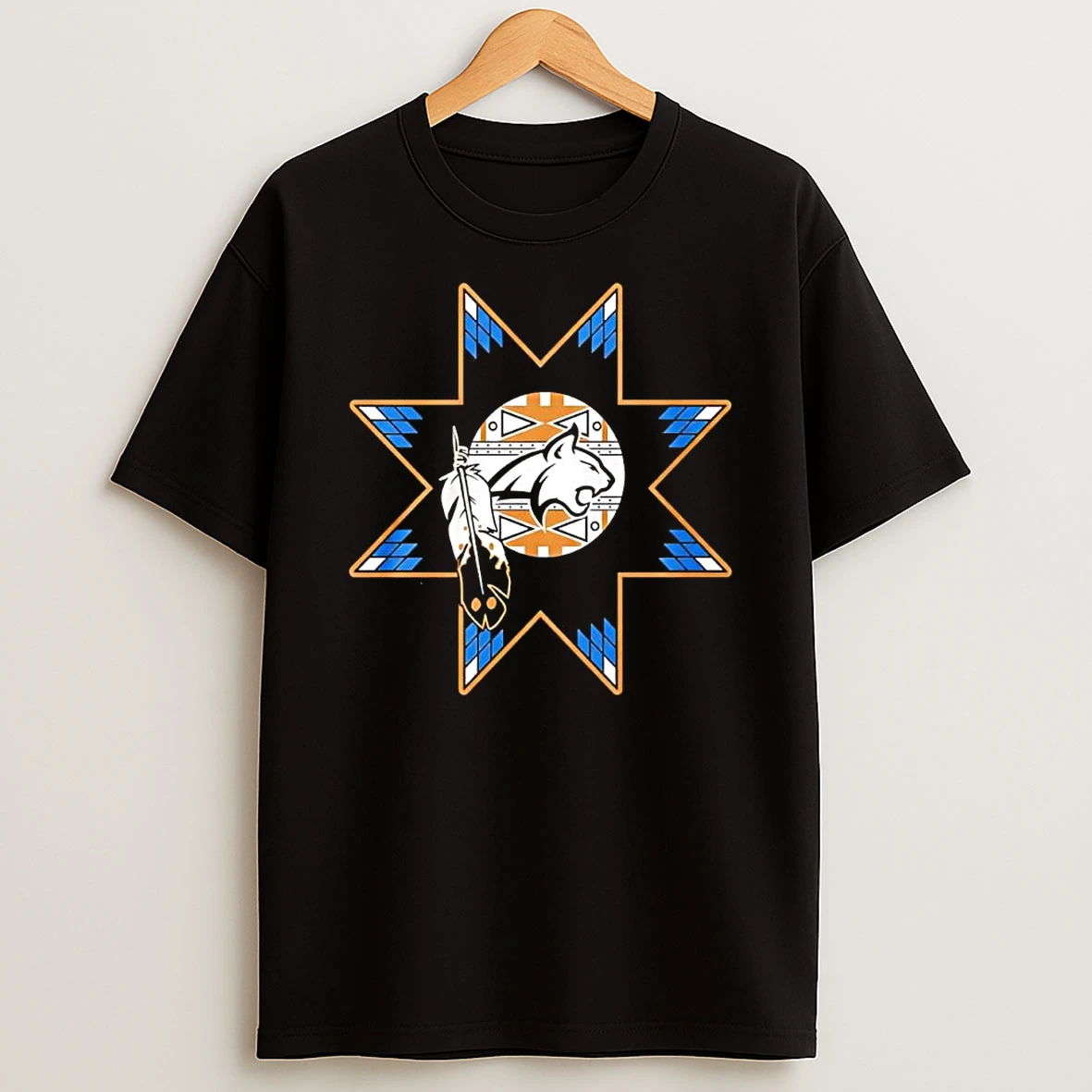 Montana State Bobcats Native American Logo T Shirt